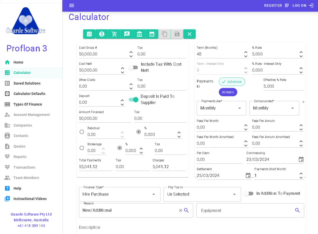 Profloan 3 - World's Best Financial Loan Calculator